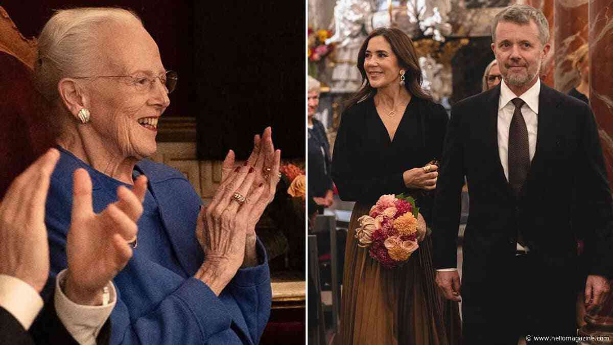 Former Danish Queen, 86, reappears in public 1 month after health scare