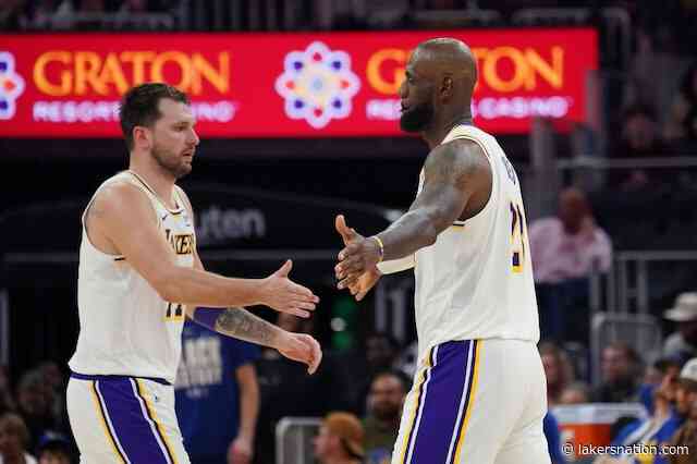 Luka Doncic Appreciates LeBron James Letting Him Be Himself