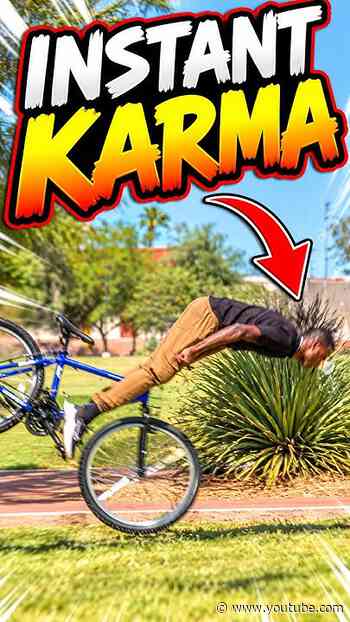 Bait Bike Prank 😂 Instant Karma #Funny #Viral #Fails #pranks