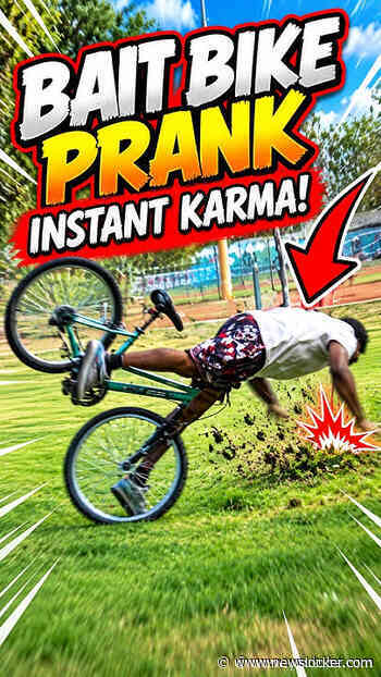 His brother has no Legs?! Bait Bike Prank 😂 #Pranks #Funny #Viral #karma