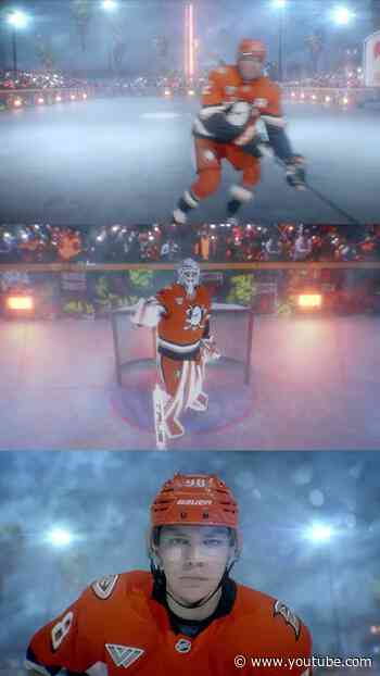 Behind-the-Scenes for the 2026-27 Anaheim Ducks Game Intro Video