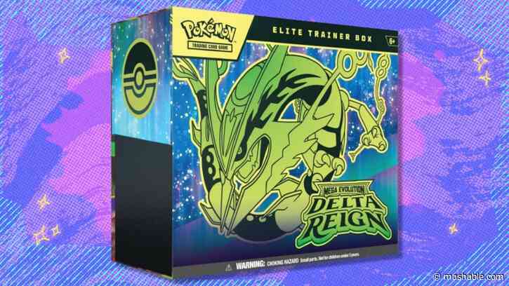 The Pokémon TCG Delta Reign Elite Trainer Box is close to market price at Amazon — buy for under $140