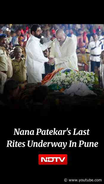 Nana Patekar Funeral: Eknath Shinde, Sunetra Pawar Pay Last Respects In Pune