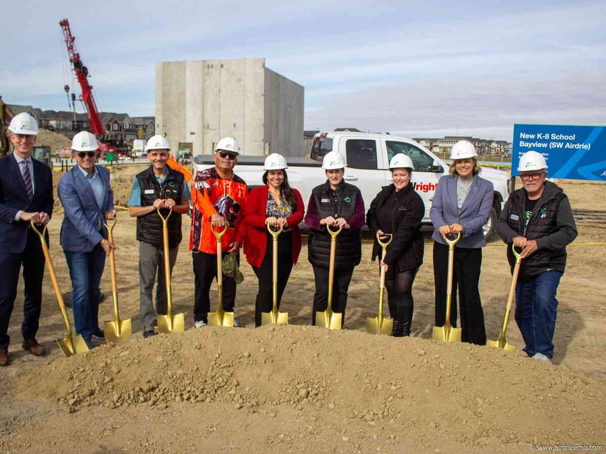 RVS breaks ground on new K-9 school in Airdrie's Bayview neighbourhood