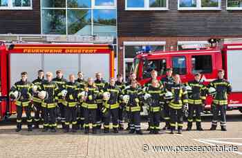 FW Geestland: Engagement für die Gemeinschaft: 18 Einsatzkräfte verstärken die Feuerwehr Geestland