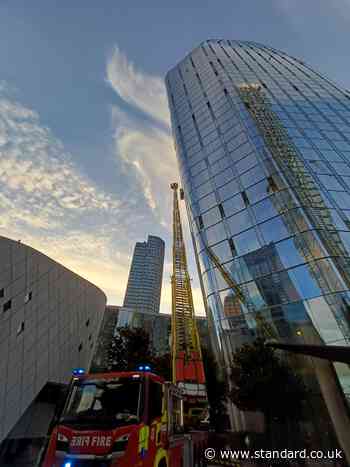 Window cleaners rescued from 15th floor of Southwark tower block after cradle malfunctions