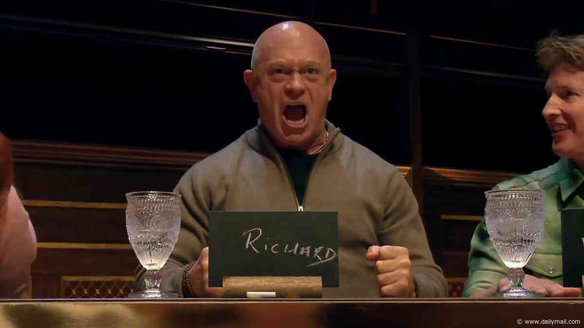 Celebrity Traitors fans left in hysterics over Ross Kemp's VERY passionate reaction to catching a Traitor as he pounds the table and yells 'get in there!'