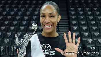 Aces superstar A'ja Wilson wins record fifth WNBA MVP... but Caitlin Clark doesn't even make the top three