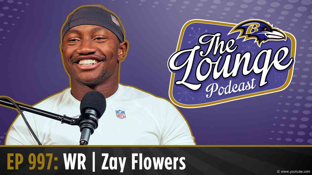 Zay Flowers Talks About Being a No. 1 Wide Receiver & More on The Lounge | Baltimore Ravens