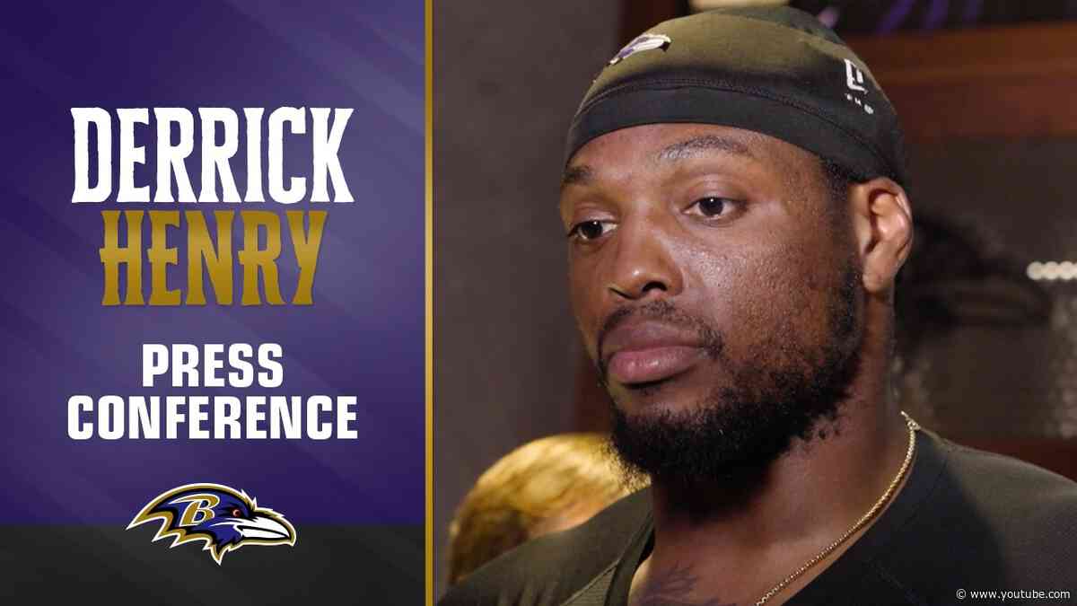 Derrick Henry on Bijan Robinson Ahead of Week 5 | Baltimore Ravens