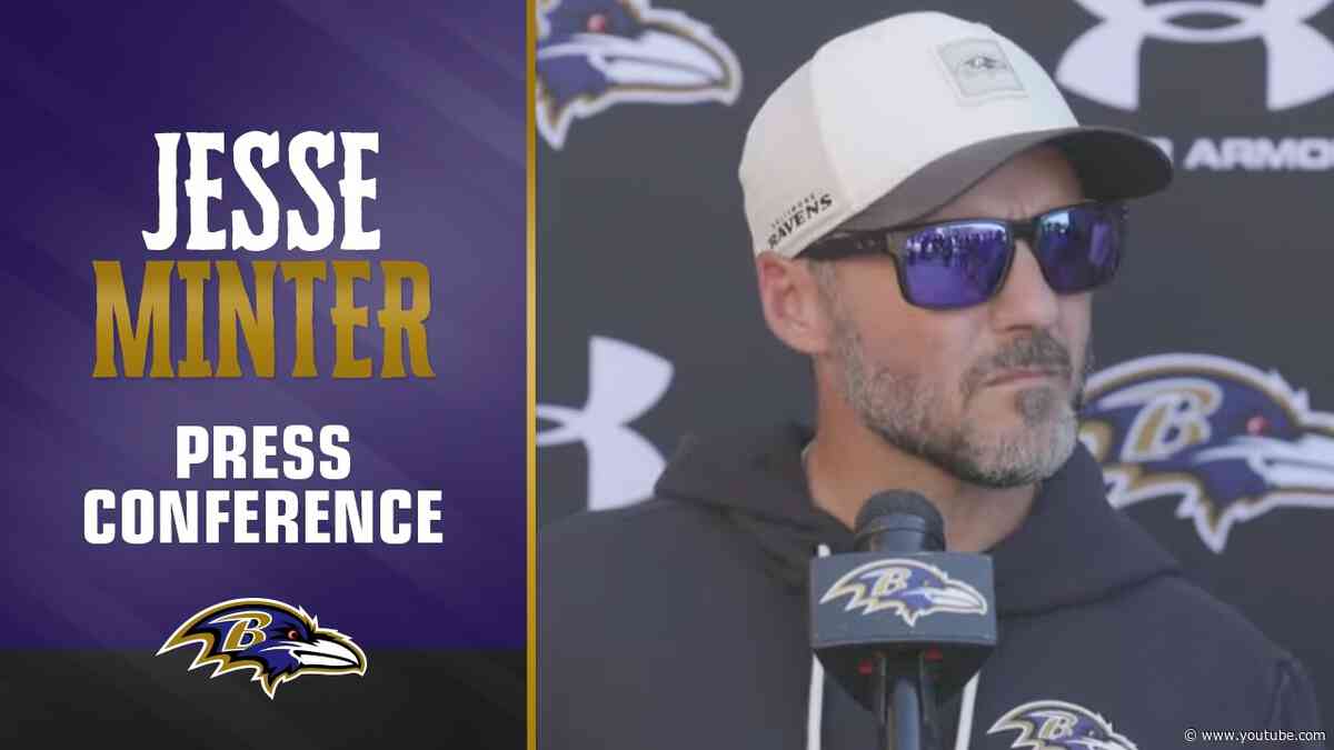 Jesse Minter on Lamar Jackson's Status Ahead of SNF | Baltimore Ravens