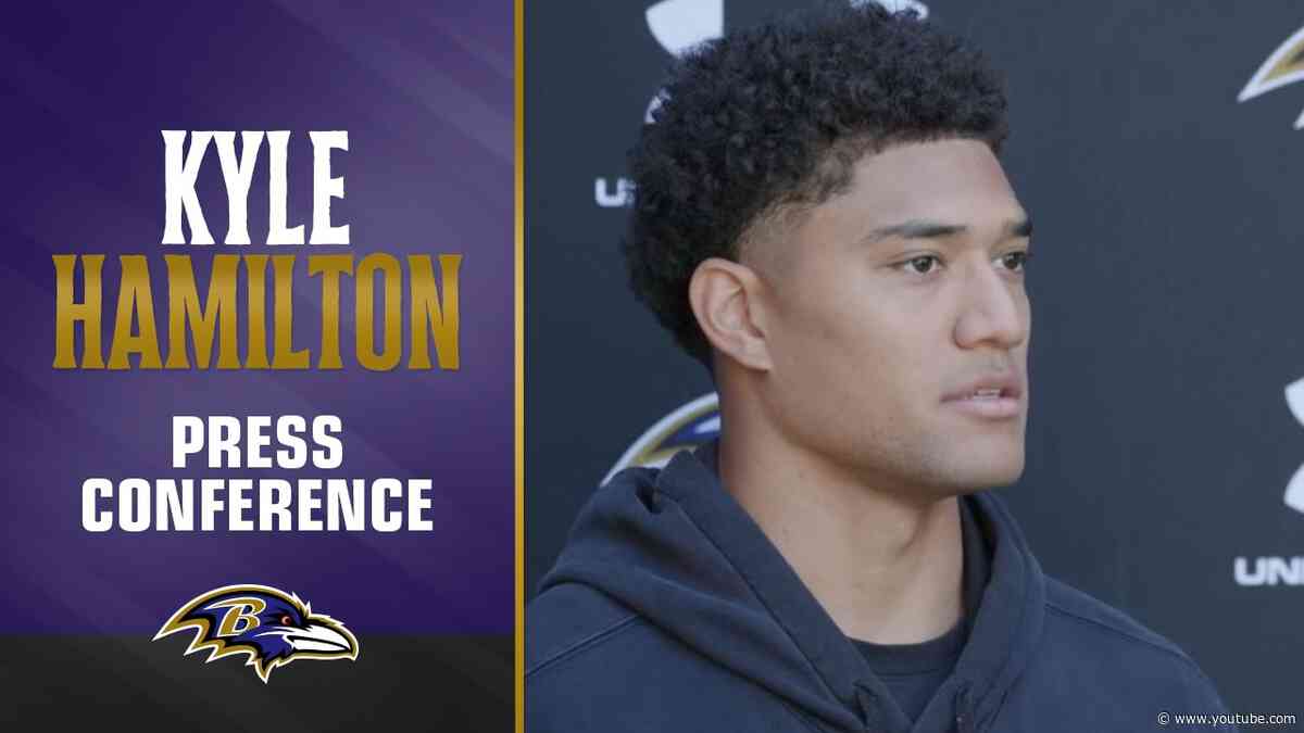 Kyle Hamilton on Defending Bijan Robinson, Returning to Atlanta | Baltimore Ravens