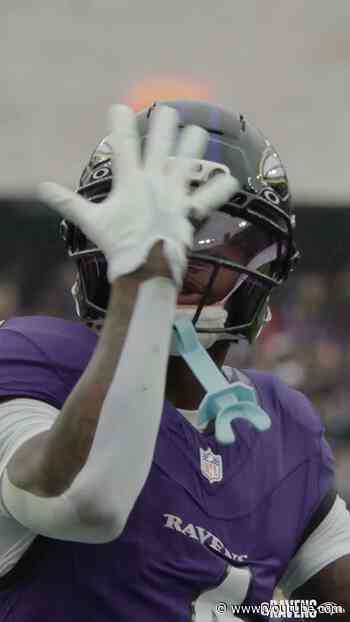 Zay hit the John Cena 😂✋ #ravens #nfl