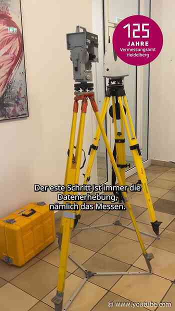 125 Jahre Vermessungsamt Heidelberg: Von der Messkette zum Laserscanner