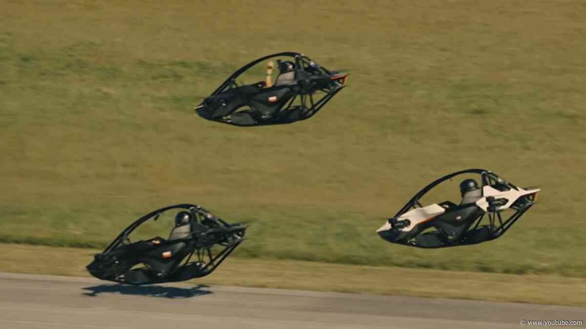 The World's First Jetson Personal Aerial Vehicle Race Looked Like Something From A Sci-Fi Cartoon