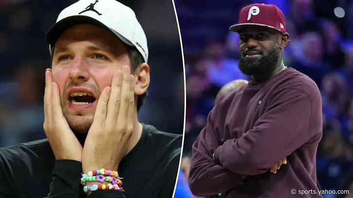 Luka Doncic’s parting words to LeBron James speak volumes