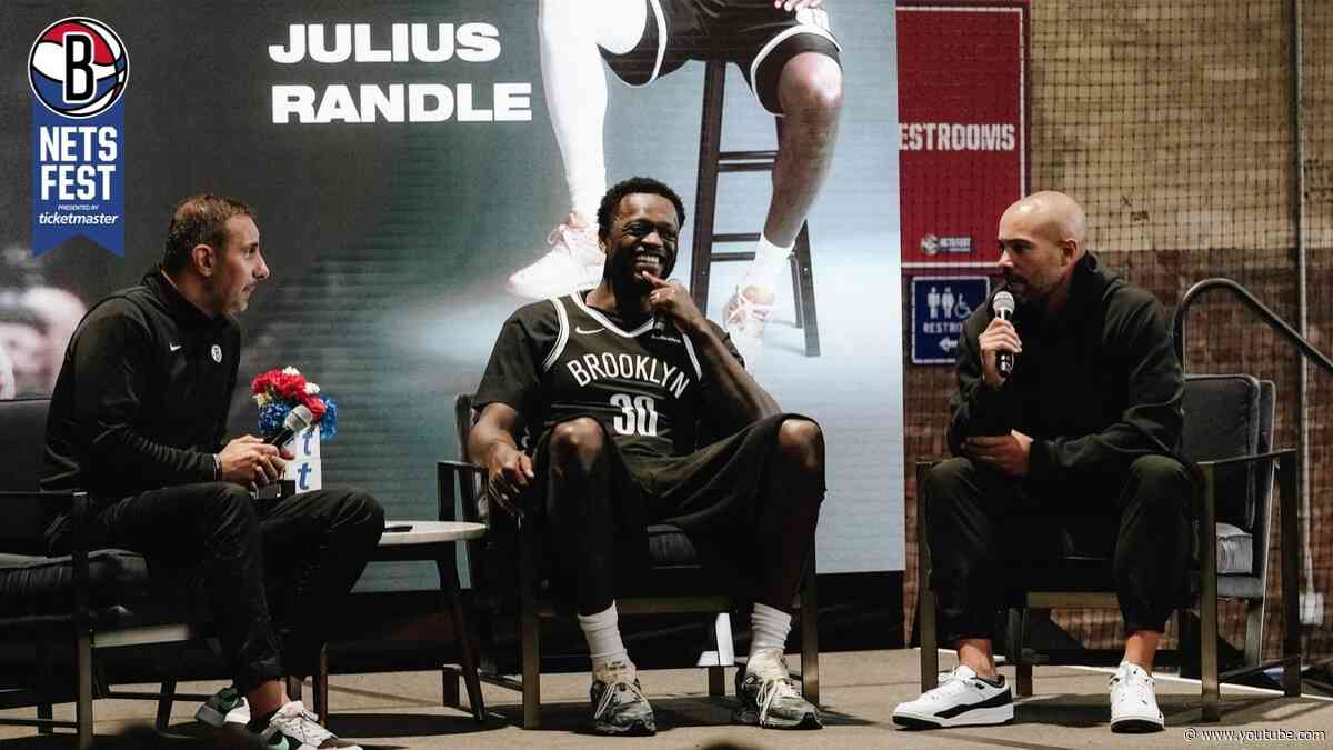 Nets Fest Convos: Coach Fernández, Julius Randle, Day'Ron Sharpe, Moe Wagner and Keon Ellis