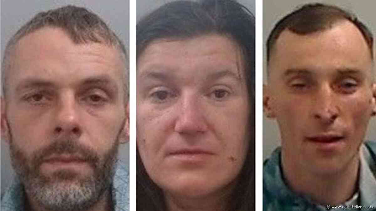 Faces of three persistent shoplifters hauled into court for crimes on Teesside