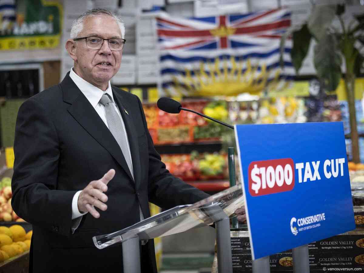 B.C. Conservatives promise tax cut that could blow $4-billion hole in provincial budget, tax expert says
