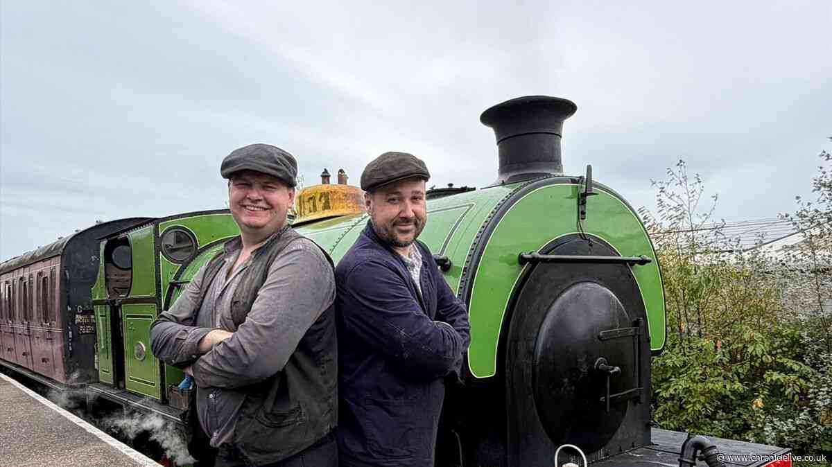 Meet the Metro drivers who volunteer to drive steam trains at Stephenson Railway
