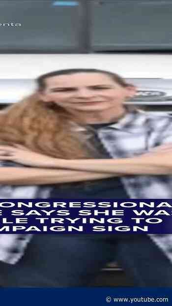 Arizona congressional candidate says she was raped while trying to repair campaign sign