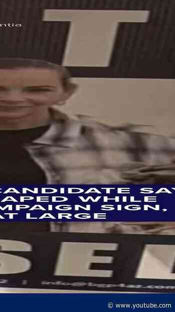Arizona candidate says she was raped while fixing campaign sign, suspect at large