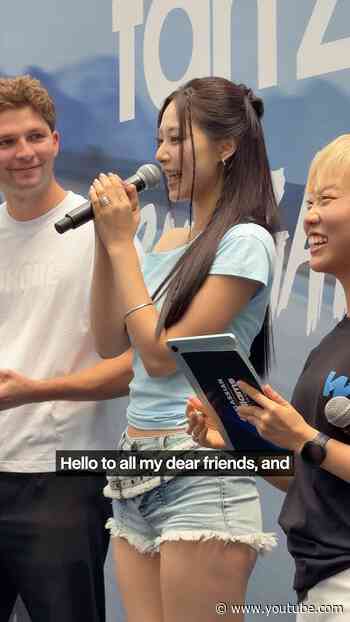 Singapore, what a welcome for TZUYU at our Fan Zone earlier today 🎤🇸🇬