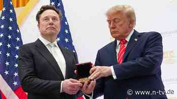 Preis für Tech-Milliardär: Trump adelt Musk als "modernen Thomas Edison"