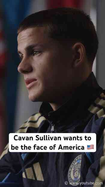 Cavan Sullivan hopes to be the face of America and have kids wear his jersey 🇺🇸