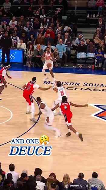 COUNT THE BASKET‼️ #nyknicks #deuce #preseason #three