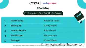 TikTok announces its first European Bestseller of the Year