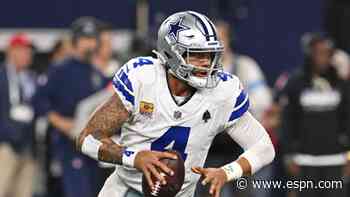 Follow live: Bucs respond with methodical TD drive to even Cowboys on TNF