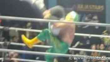 Wrestler arrested after referee dies in ring after being hit with 'banned' move