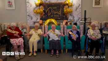 Care home celebrates five 'fantastic' centenarians