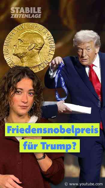 Bekommt Trump den Friedensnobelpreis?