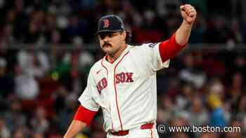 Actor Nick Offerman praises his ‘son’ Payton Tolle for his baseball antics, mustache