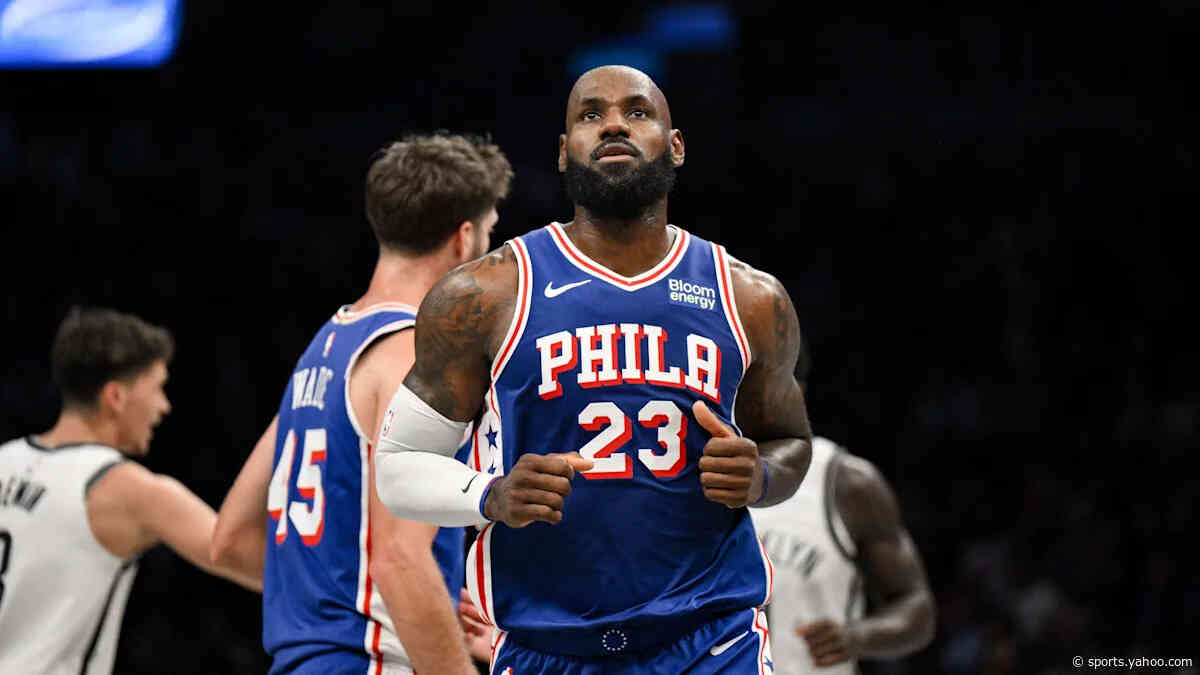 How did LeBron James do in Sixers debut? Stats from 76ers vs. Nets preseason game