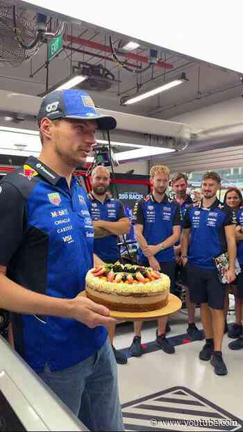 HAPPY BIRTHDAY TO... wait, no, that was last week 😂 #F1 #MaxVerstappen #RedBullRacing