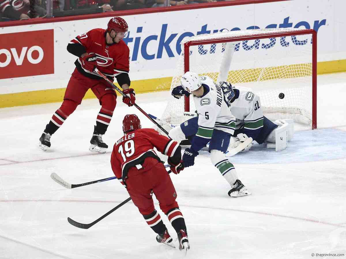 Hurricanes 7, Canucks 2: Kevin Lankinen and the power play problem