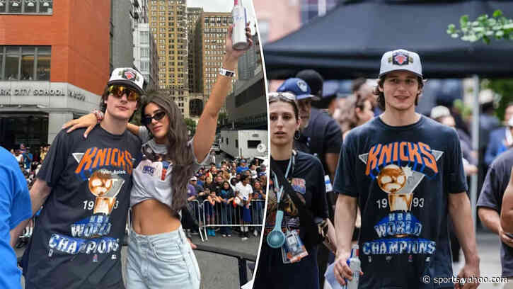 Knicks’ Tyler Kolek’s girlfriend reveals parade incident that ‘not a lot of people know’
