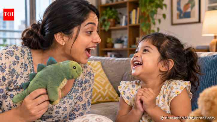 Psychology says children who ask you to repeat a silly word may be enjoying more than the joke