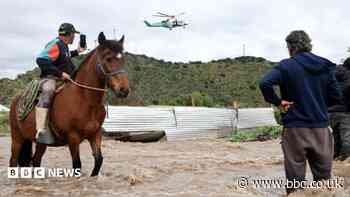 Residents airlifted to safety after flooding in central Chile