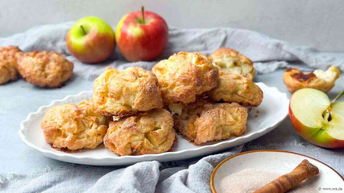 Apfelballen wie bei Oma: Aus dem Airfryer gelingt das klassische Gebäck noch schneller