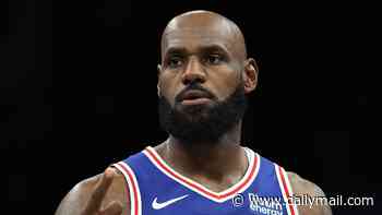 NBA fans finally get taste of LeBron James in 76ers uniform as legend makes preseason debut for new team