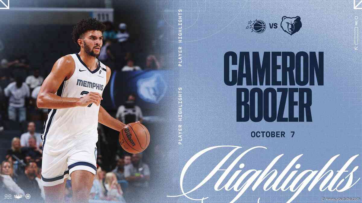 Cameron Boozer Highlights vs. Orlando Magic