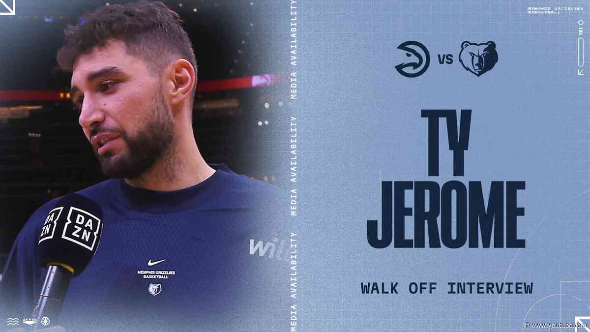 Ty Jerome Walk-Off Interview | Grizzlies vs. Hawks