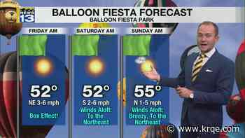 Box effect likely Friday morning before weekend weather changes