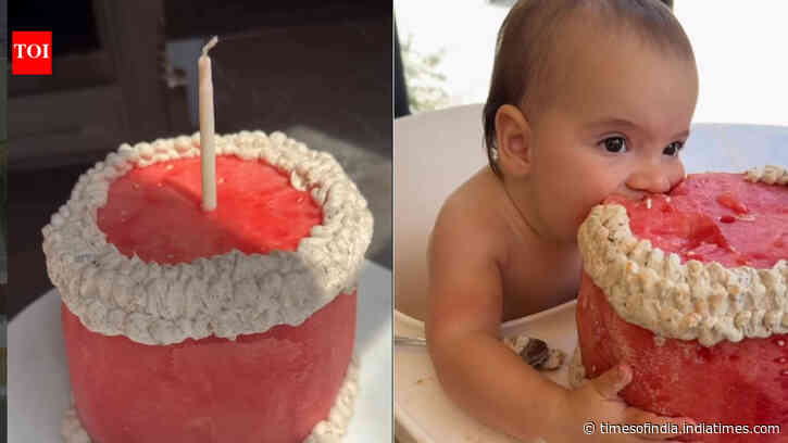 No sugar, no flour! Mom’s unusual ‘bone marrow cake’ for baby's first birthday divides the internet