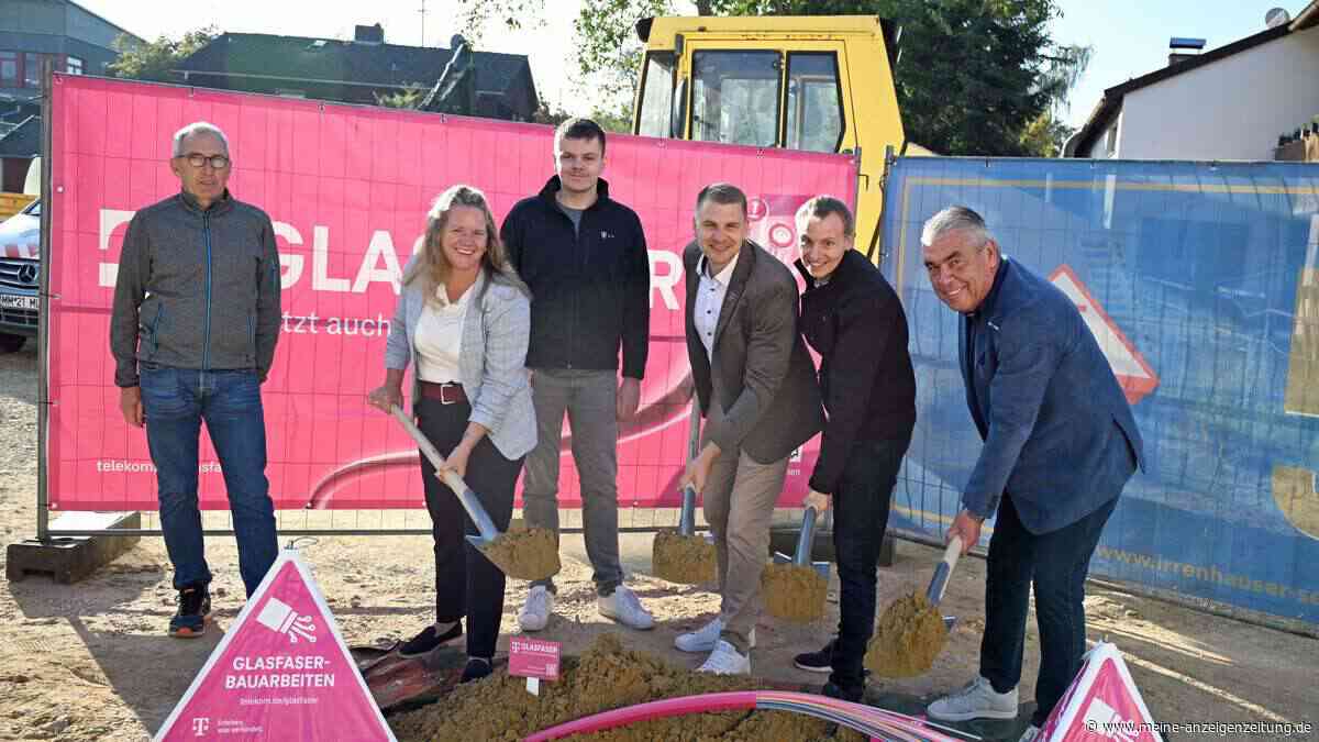 Telekom verlegt 15 km Glasfaser in Allershausen – 1400 Haushalte profitieren