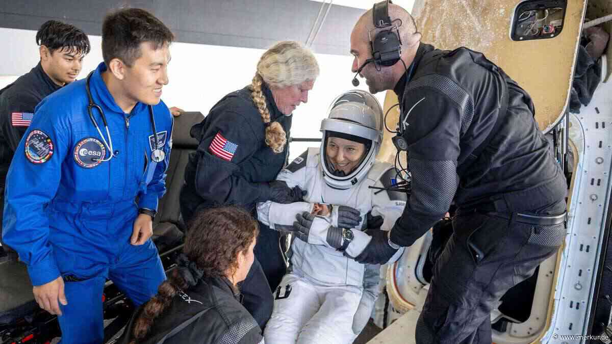 Französin bricht Rekord im All: Sophie Adenot nach 235 Tagen auf der ISS zurück auf der Erde
